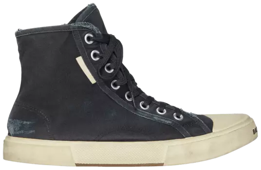 Кроссовки Balenciaga Wmns Paris High 'Destroyed - Black White', черный