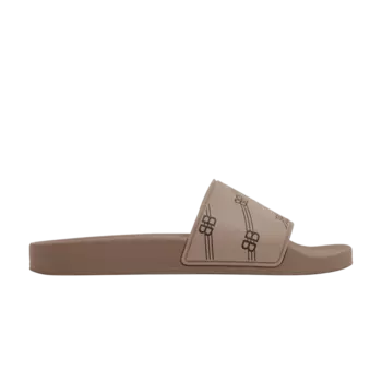 Кроссовки Balenciaga Wmns Pool Slides 'BB Monogram - Brown', серый