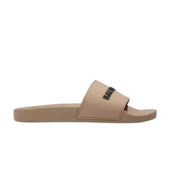 Кроссовки Balenciaga Wmns Pool Slides Beige, коричневый