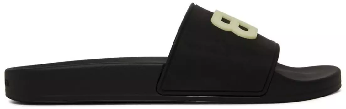 Кроссовки Balenciaga Wmns Pool Slides 'Black Glow', черный