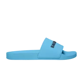 Кроссовки Balenciaga Wmns Pool Slides Light Blue, синий