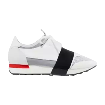 Кроссовки Balenciaga Wmns Race Runner White Black Grey2017, белый