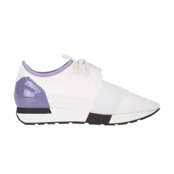 Кроссовки Balenciaga Wmns Race Runner White Lilac, белый