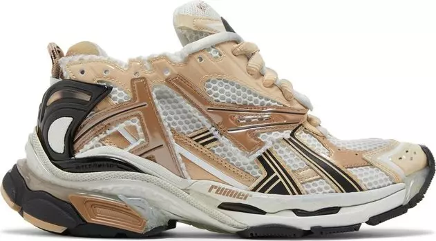Кроссовки Balenciaga Wmns Runner Sneaker Beige, коричневый