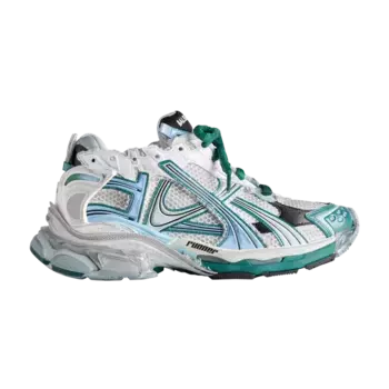 Кроссовки Balenciaga Wmns Runner Sneaker, цвет Worn-Out - White Green Blue