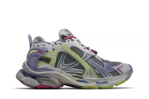 Кроссовки Balenciaga Wmns Runner Sneaker Grey Light Purple, серый