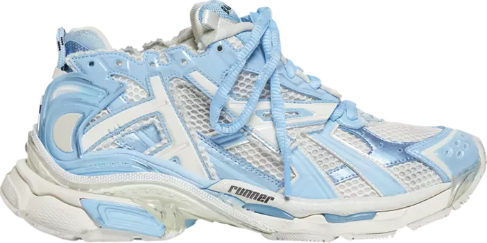 Кроссовки Balenciaga Wmns Runner Sneaker Light Blue, синий