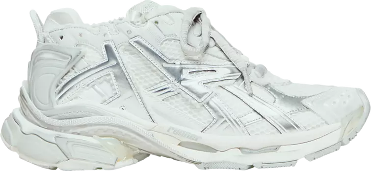 Кроссовки Balenciaga Wmns Runner Sneaker White Silver, белый