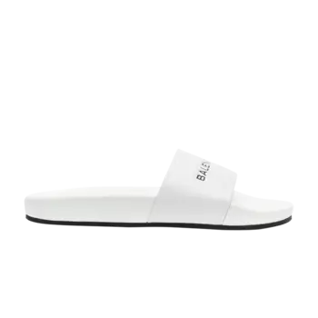 Кроссовки Balenciaga Wmns Slides 'Logo', белый