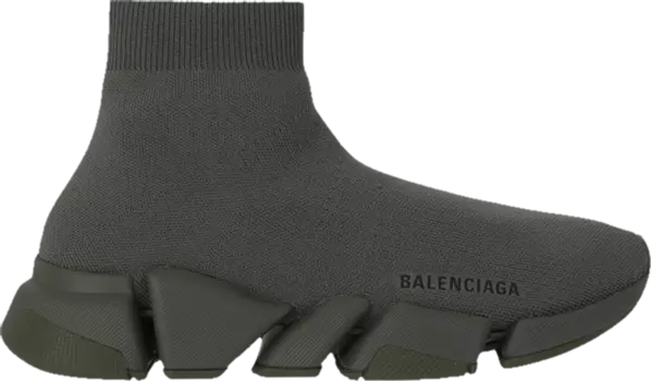 Кроссовки Balenciaga Wmns Speed 2.0 Sneaker Dark Khaki, черный