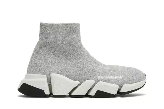 Кроссовки Balenciaga Wmns Speed 2.0 Sneaker Silver, серебряный
