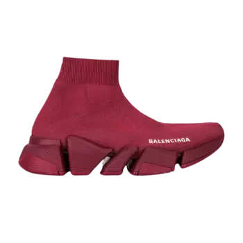 Кроссовки Balenciaga Wmns Speed 2.0 Sneaker 'Dark Burgundy', красный