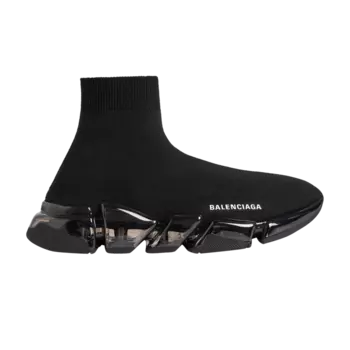 Кроссовки Balenciaga Wmns Speed 2.0 Sneaker 'Full Clear Sole - Black', черный