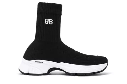 Кроссовки Balenciaga Wmns Speed 3.0 Sneaker Black White, черный