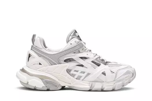 Кроссовки Balenciaga Wmns Track.2 Open Sneaker 'White Grey', белый
