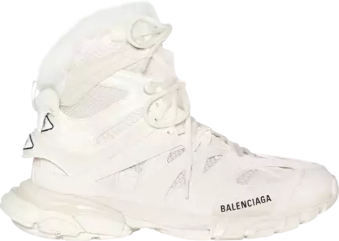 Кроссовки Balenciaga Wmns Track Hike Fake Fur - Beige, белый