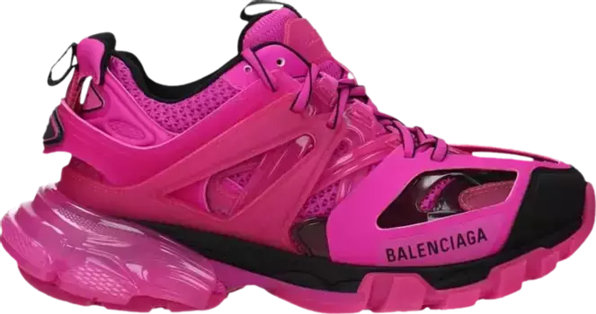 Кроссовки Balenciaga Wmns Track Sneaker 'Clear Sole - Dark Pink', розовый