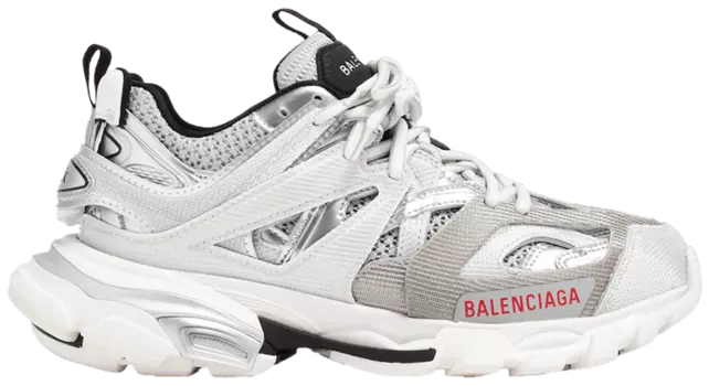 Кроссовки Balenciaga Wmns Track Sneaker 'Silver White Black', серебряный