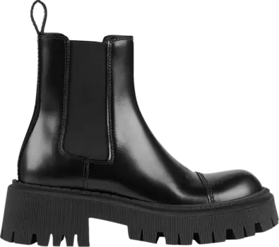 Кроссовки Balenciaga Wmns Tractor 20mm Boot Black, черный