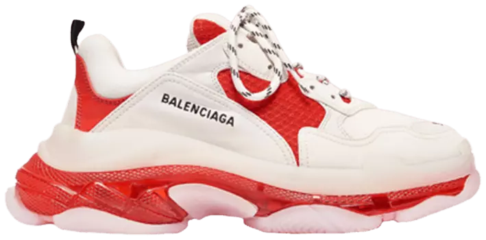 Кроссовки Balenciaga Wmns Triple S 'Clear Sole - Red', красный