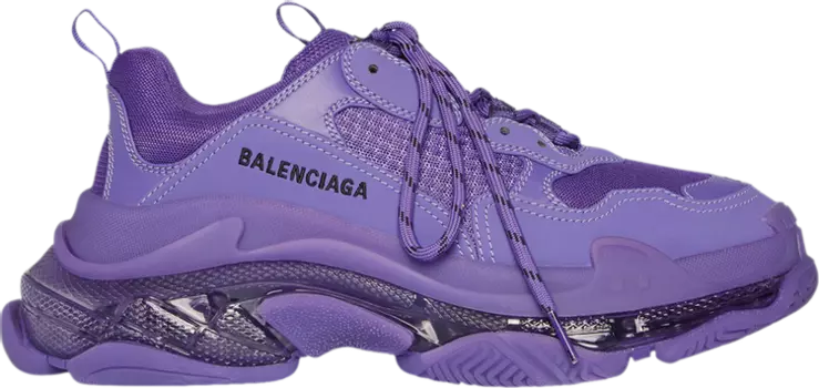 Кроссовки Balenciaga Wmns Triple S Purple, фиолетовый
