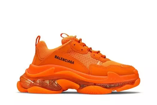 Кроссовки Balenciaga Wmns Triple S Sneaker Clear Sole - Orange, оранжевый