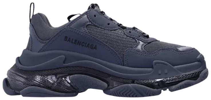 Кроссовки Balenciaga Wmns Triple S Sneaker 'Clear Sole - Ombre Blue', синий