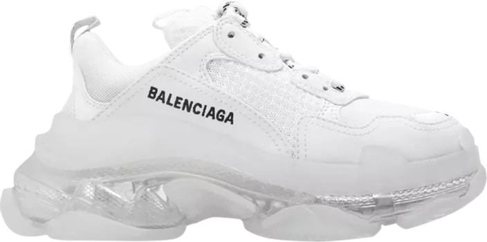 Кроссовки Balenciaga Wmns Triple S Sneaker Clearsole - White, белый