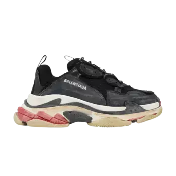 Кроссовки Balenciaga Wmns Triple S Sneaker DIY - Black Red, черный