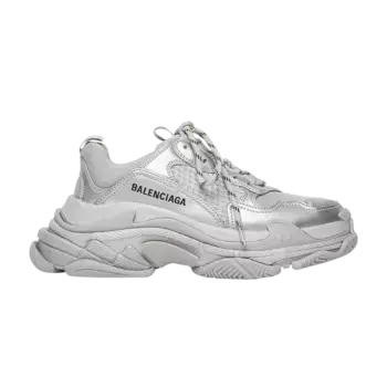 Кроссовки Balenciaga Wmns Triple S Sneaker Silver, серебряный