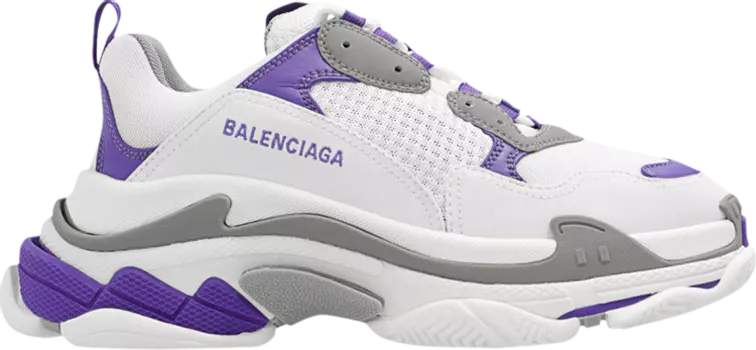 Кроссовки Balenciaga Wmns Triple S Sneaker White Purple, белый
