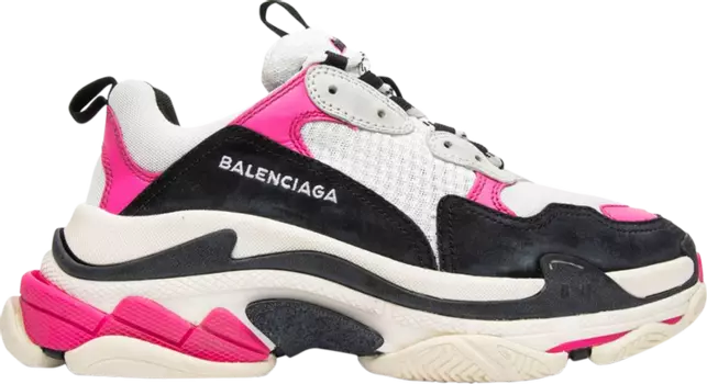Кроссовки Balenciaga Wmns Triple S Trainer 2018 Pink, белый