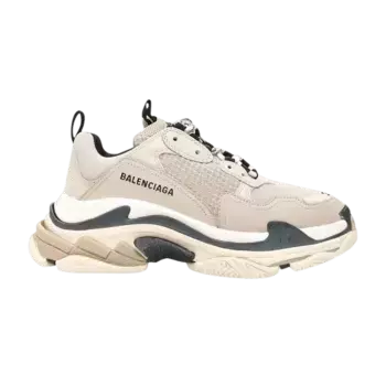 Кроссовки Balenciaga Wmns Triple S Trainer Beige Black, кремовый