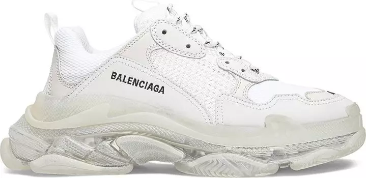 Кроссовки Balenciaga Wmns Triple S White Clear Sole, белый