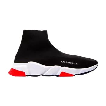 Кроссовки Balenciaga Wmns Valencia Speed Runner 'Black White Red', черный
