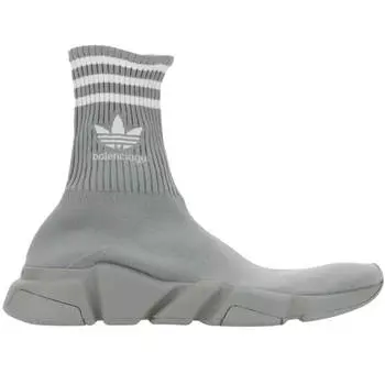Кроссовки Balenciaga X Adidas Speed, серый/белый