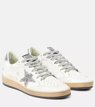 Кроссовки ball star Golden Goose, белый