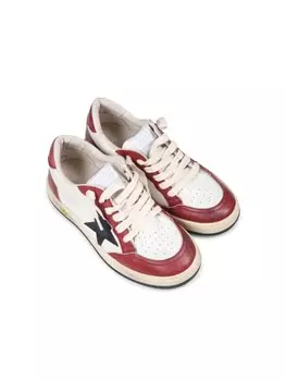 Кроссовки Ball Star Golden Goose Kids, красный