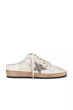 Кроссовки ballstar sabot Golden Goose, белый