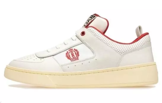 Кроссовки BALLY Logo-embroidered Panelled Sneakers, красный