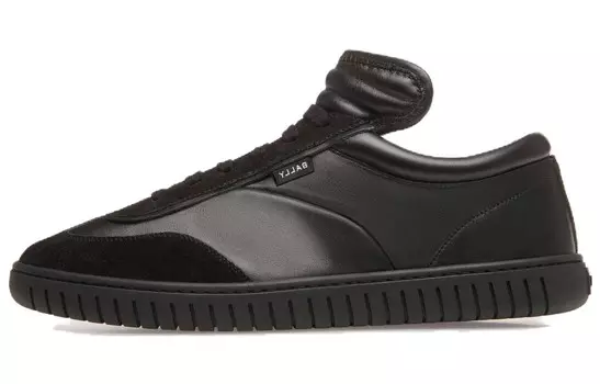 Кроссовки BALLY Player Leather Low-top Sneakers, черный