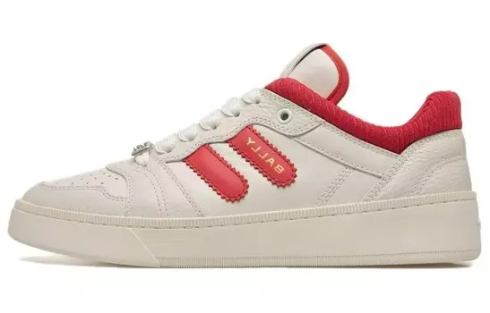 Кроссовки BALLY Royalty Leather Sneakers, белый