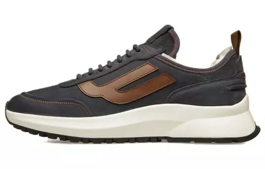 Кроссовки BALLY Schuhe Suede Sneakers, темно-синий