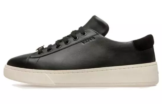 Кроссовки BALLY Skateboarding Shoes Men Low-top Black/White, черный/белый