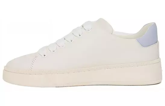 Кроссовки BALLY Skateboarding Shoes Women's Low-top White/Blue, белый/синий