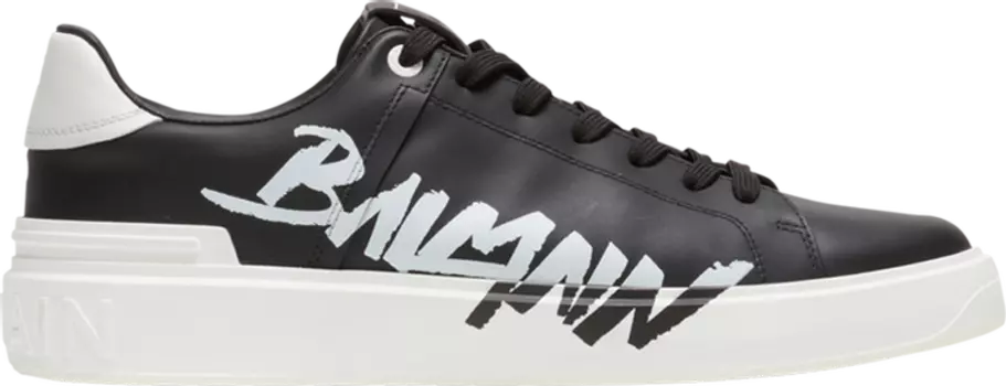 Кроссовки Balmain B-Court 'Printed - Black, черный