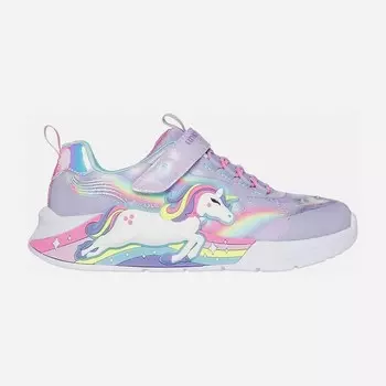 Кроссовки банджи и кровь с подсветкой единорога PS Skechers, розовый