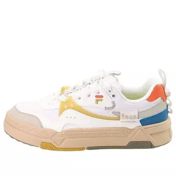 Кроссовки bank skate shoes 'white yellow gum' Fila Fusion, белый