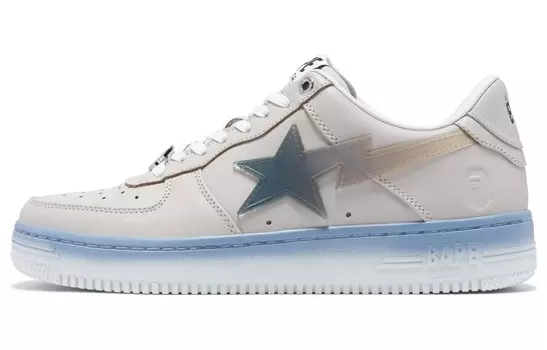 Кроссовки BAPE A BATHING APE Bape Sta #5 Purple Gradient, белый