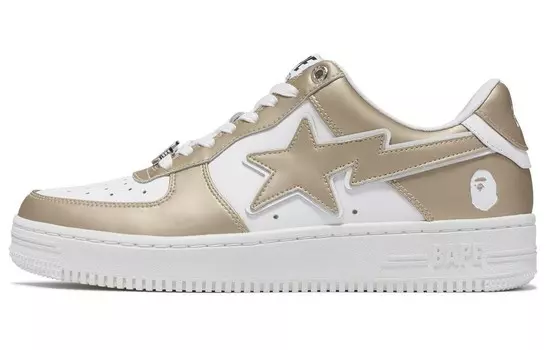 Кроссовки BAPE A BATHING APE Bape Sta #4 Silver, серый